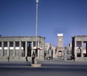 The Presidential Palace, Kabul, under which the treasures were hidden