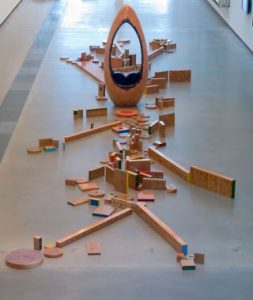 Harvest installation view Emily Floyd’s Permaculture Crossed with Feminist Science Fiction (2008)