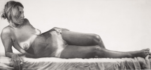 Chuck close, 'Big Nude', 1967. oil on canvas, 117 x 253" (9'9" x 21').